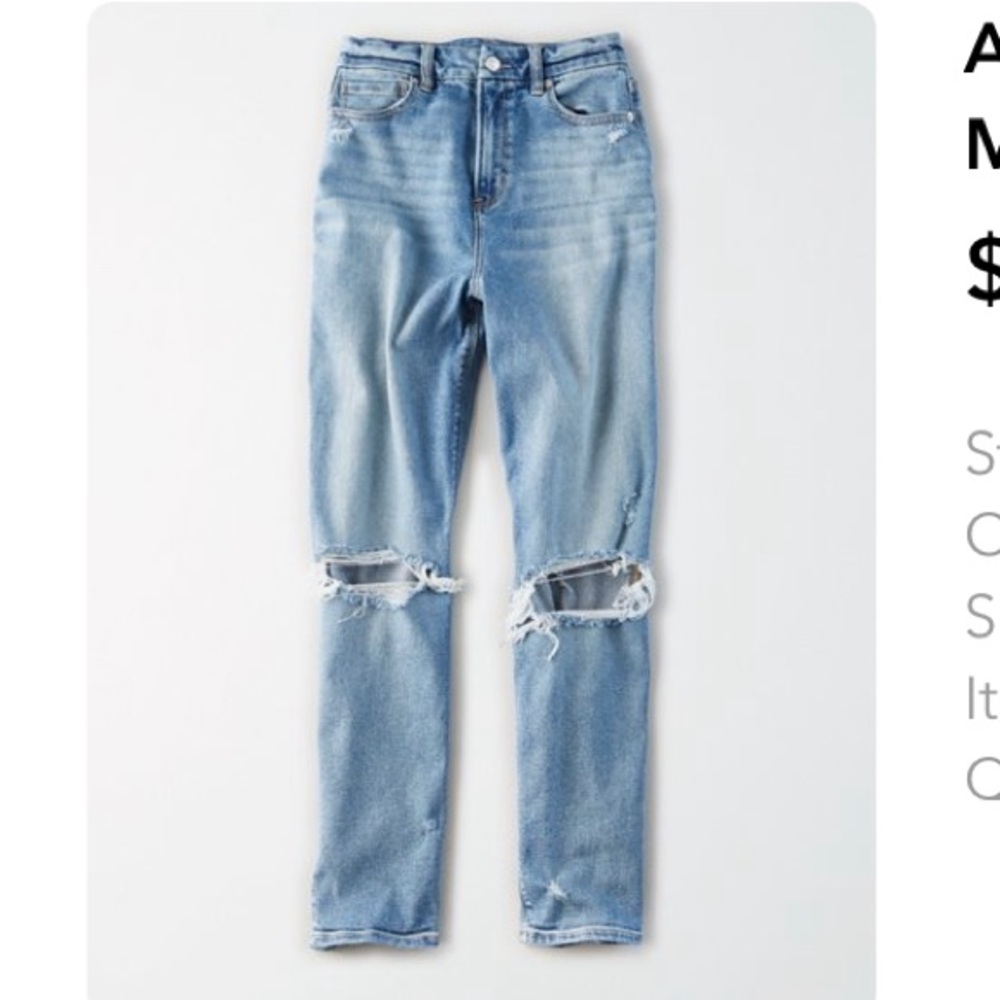 American Eagle Curvy Mom Jean size 10S